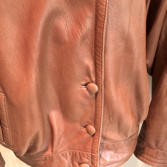 COPY - Vintage 1980’s  women’s leather jacket - Picture 4 of 8